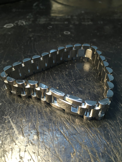 Silver Rolex Style Bracelet