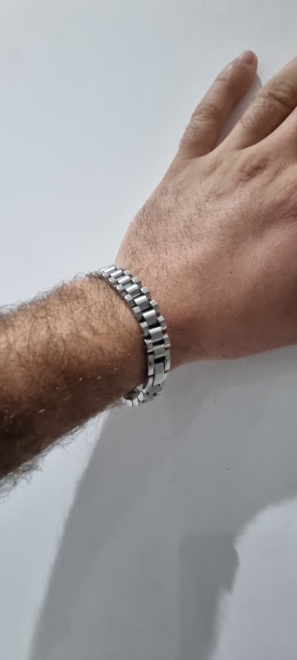 Silver Rolex Style Bracelet