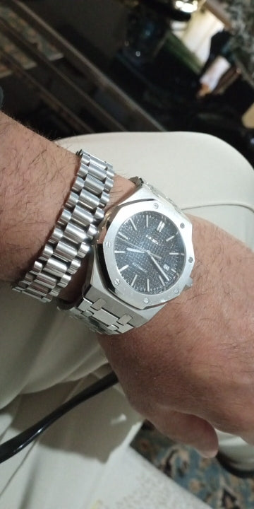 Silver Rolex Style Bracelet
