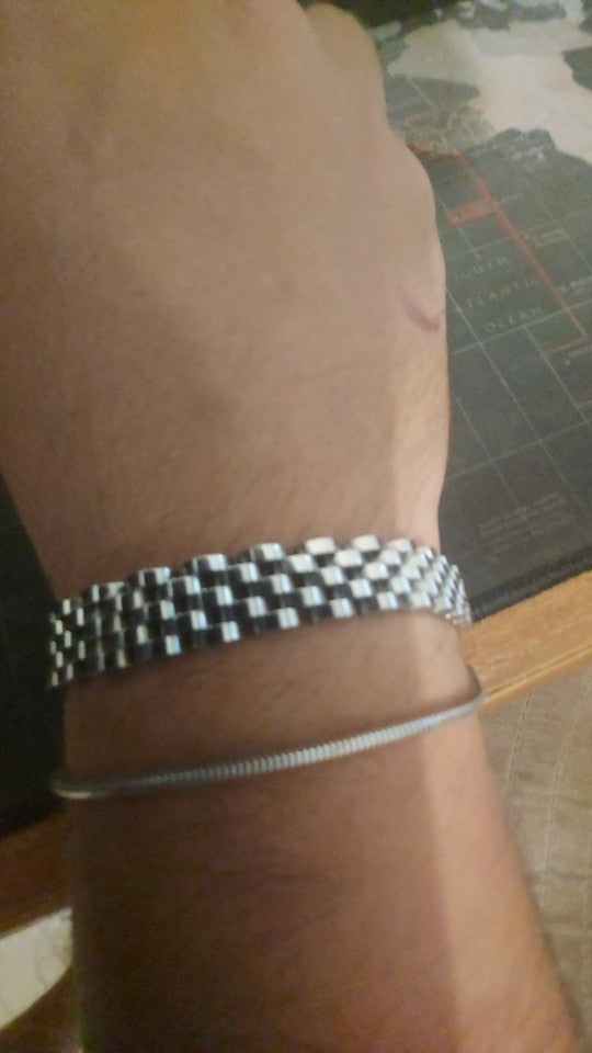 Silver Rolex Style Bracelet