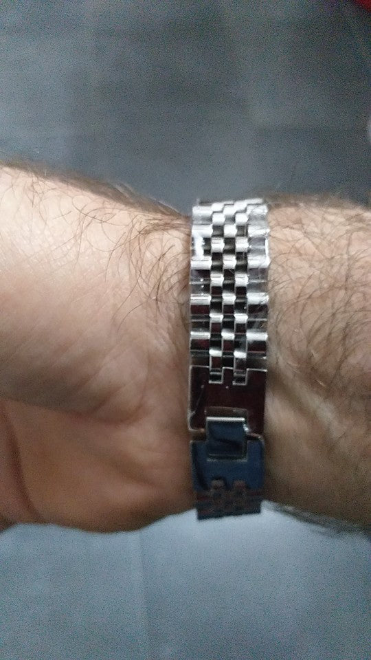 Silver Rolex Style Bracelet