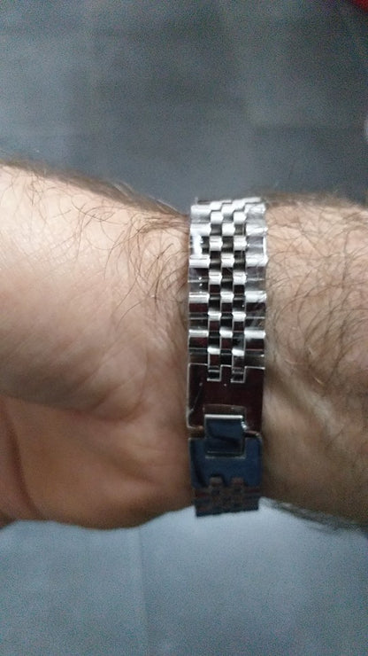 Silver Rolex Style Bracelet