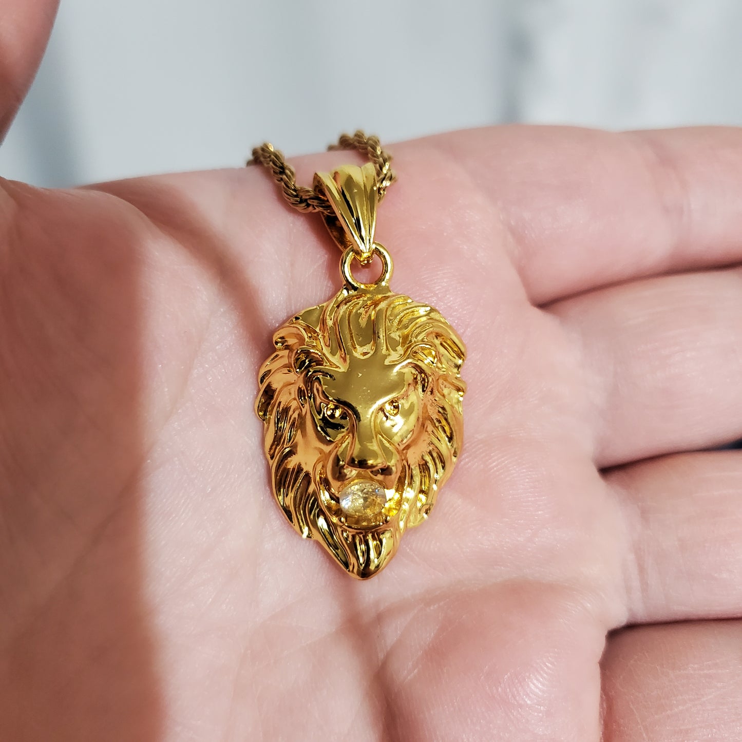 Lion Head Pendant