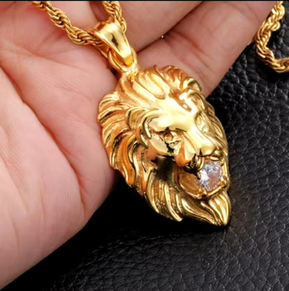Lion Head Pendant
