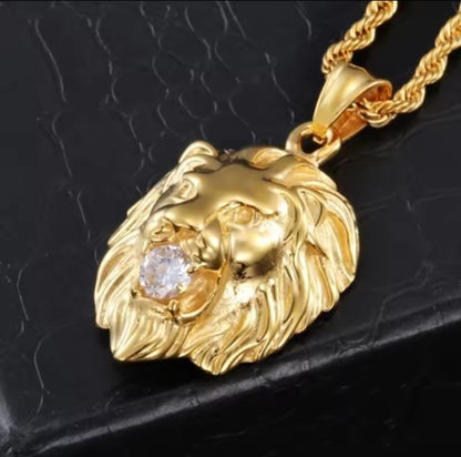 Lion Head Pendant
