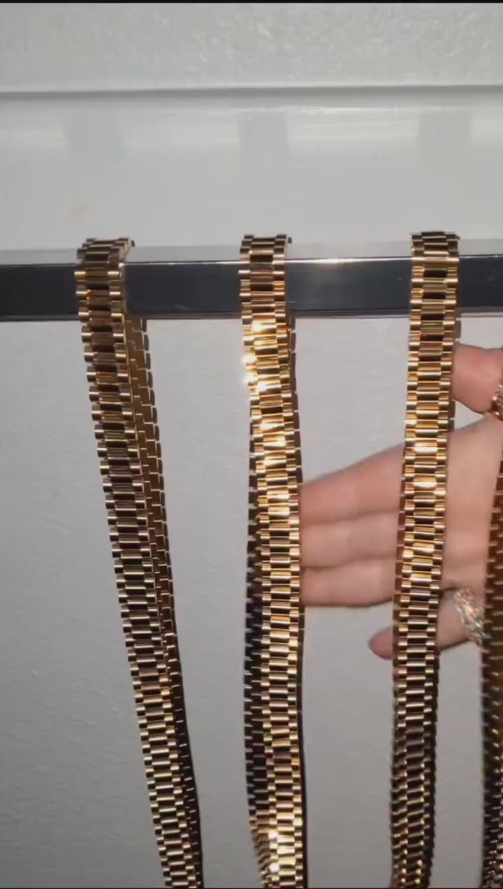 15mm Men's Presidential Rolex Chain