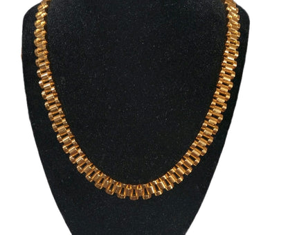 14K Yellow Gold Plated  Presidential Rolex Chain 10MM
